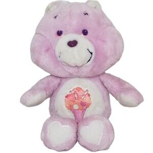 Share Bear Care Bear Vintage 1985 Kenner Ice Cream Soda Shake 13" Plush Scented